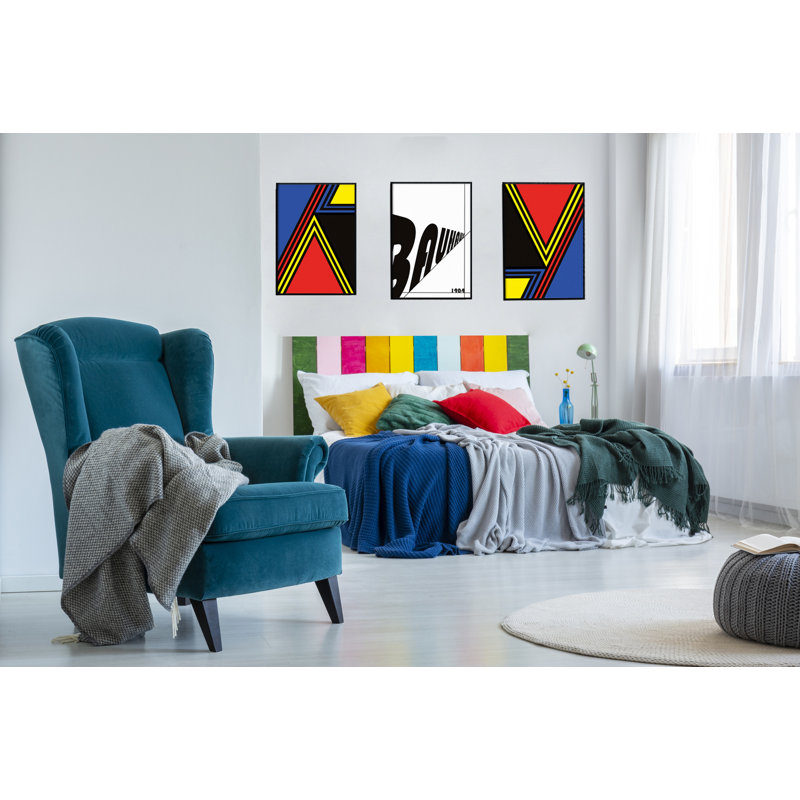 Bauhaus by Bartosz Jasyk - 3 Piece Single Picture Frame Print