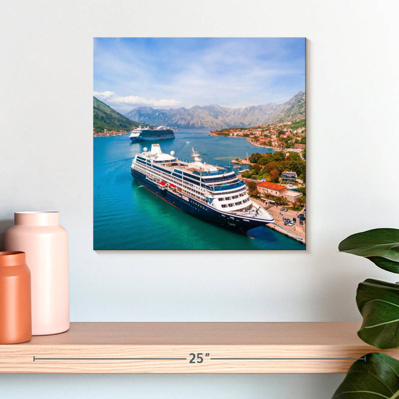 Mehar Two Cruise Ships, 16" H x 16" W