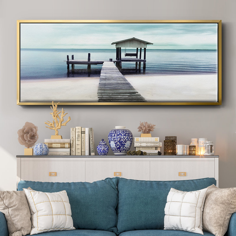 Peaceful Place - toile encadrée, H 20 po x l 50 po