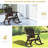 Rustic Wood Rocking Chair In Brown - Patio, Garden, Porch Seating High , Wooden By For Outdoor Enjoyment , Practical Design