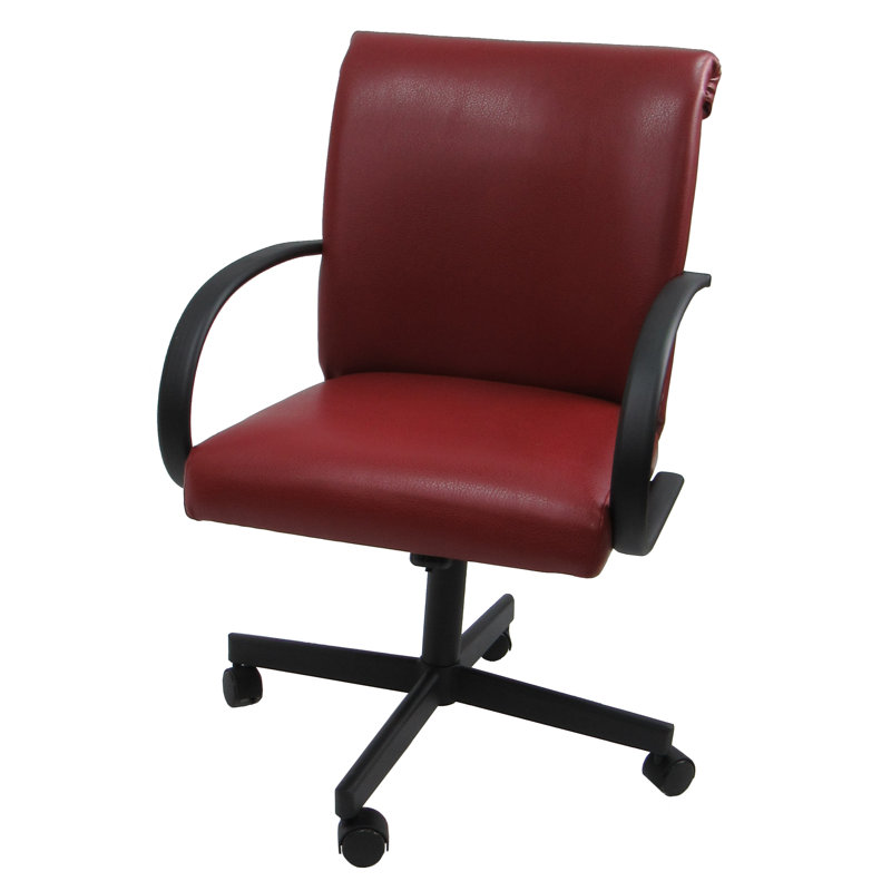 Chaise de salle à manger Jashia en rouge casino