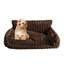 Canapé pour animal de compagnie avec housse lavable amovible, lit moelleux pour chat avec coussin pour animaux de compagnie-1578189559