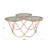 Wildman Tempered Glass Top Coffee Table