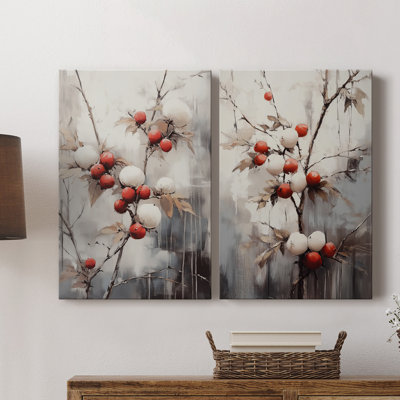 Christmas Holiday Art -Series 2-CXXXIII-Premium Gallery Wrapped Canvas -Ready to Hang
