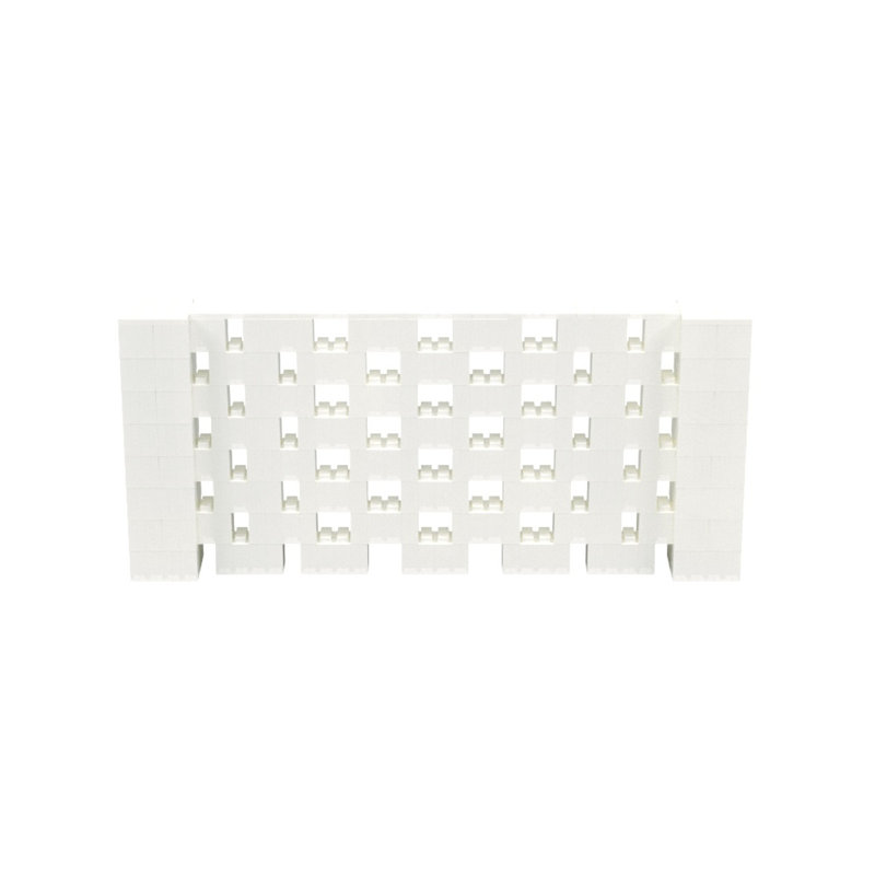 Ensemble mural 4 po de haut Everblock, Translucide, 108"