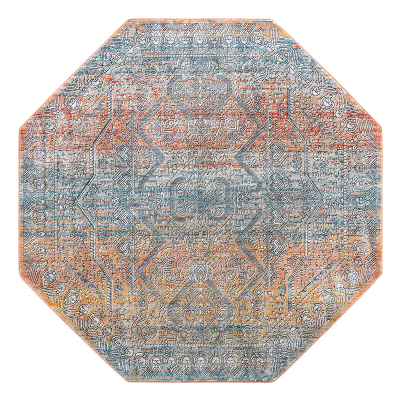 Tapis Langley Street® Kingscote Alabama, Octogone 7 pi x 7 pi