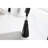 Elegant Kitchen Sink Faucet With Pull-Out , Matte Black Stainless Steel, Creates A Sophisticated Atmosphere Steel Spray, Simple And Contemporary Design For Kitchens