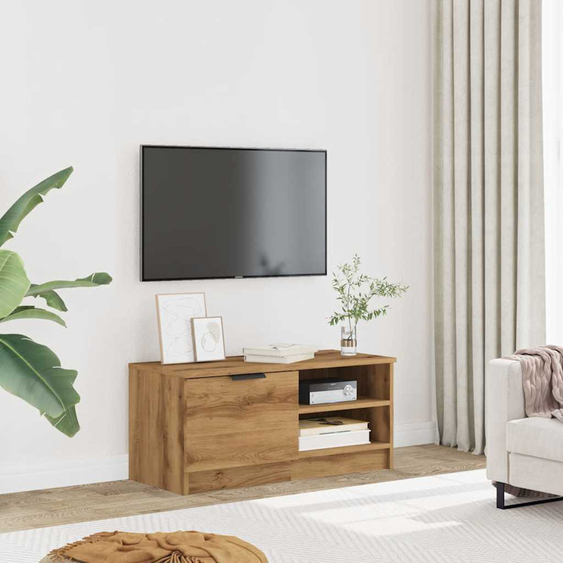 Mortensen TV Stand, Artisan Oak