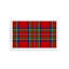 Christmas Tartan Red Acrylic Rectangle Decorative Tray-1948559764