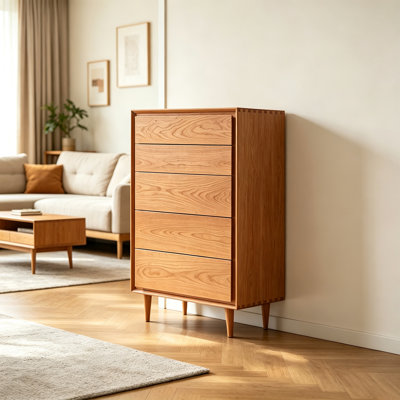 Corner Handle Mortise And Tenon Accent Chest