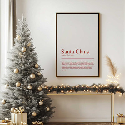 Simply Santa, reproduction d'art sur toile