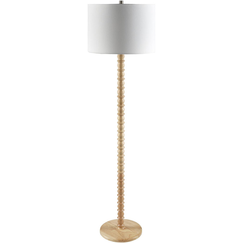 Darienzo Accent Floor Lamp, Light Brown