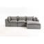 Canapé d'angle Cloud surdimensionné, canapé modulaire en tissu de 260 cm (102,3 pouces), style moderne pour la maison-651636856