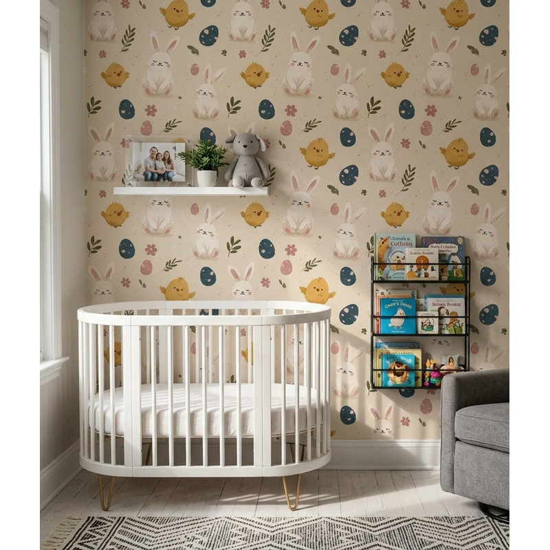 Papier peint chambre d'enfant, Peler et coller