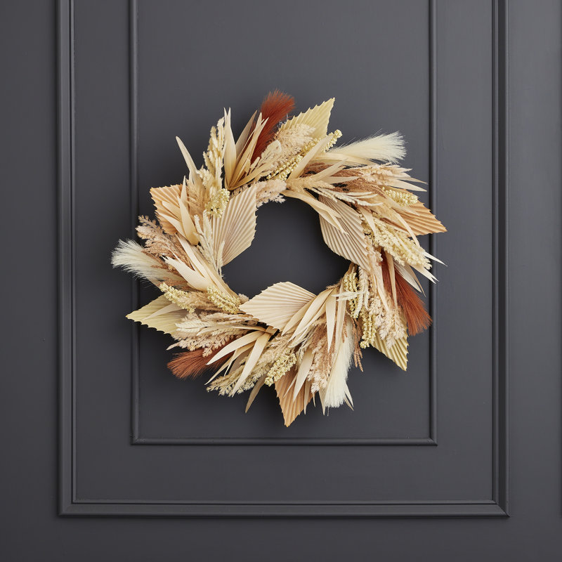 Pampas and Palm 2in Wreath
