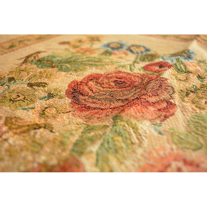 Tache Colorful Floral Country Rustic Morning Meadow Tablecloths, 35" L x 35" W