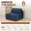 1 Seater Corduroy Sectional-1161206668