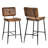 Chelsei Upholstered PU Leather Bar Stool for Kitchen Bistro Pub Armless Modern Bar Chair with Metal Base-1590581105-1590627553