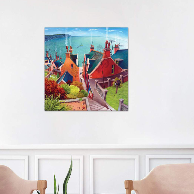 Gardenstown by Vicky Mount - Wrapped Canvas Print