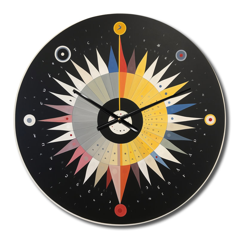Horloge murale Universal Blossoming Pastel Harmony IV, Petit