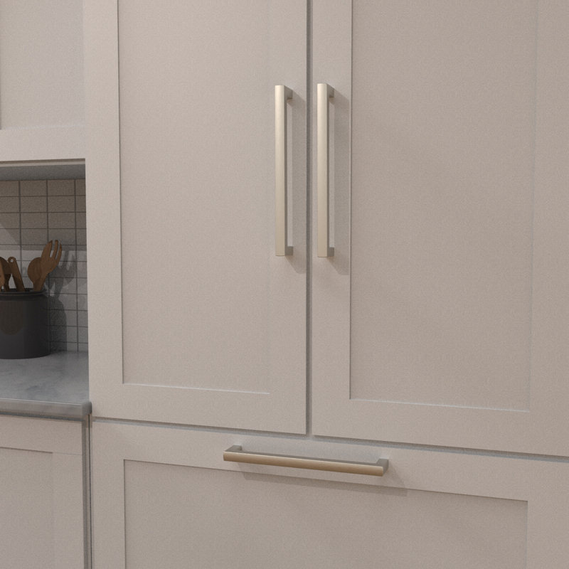 Coventry Center Appliance Pull, Satin Nickel, 0.75", 12"