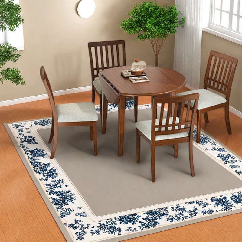 Ensembles de table et de chaises marron gain de place pour la maison (comprend la table et les chaises)., Grey 2