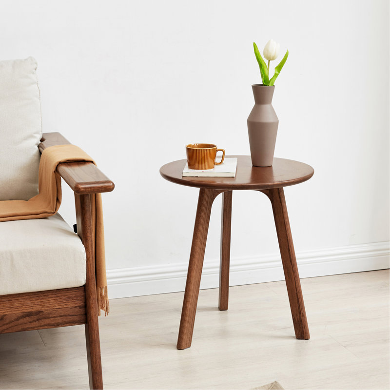 Solid Wood Single Coffee Table, Walnut