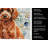 Toy Red Poodle Coastal Sea Glass Kitchen Towel-871464443
