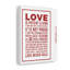 Love Is Patient 1 Corinthians 13:4-8 - Wrapped Canvas Print