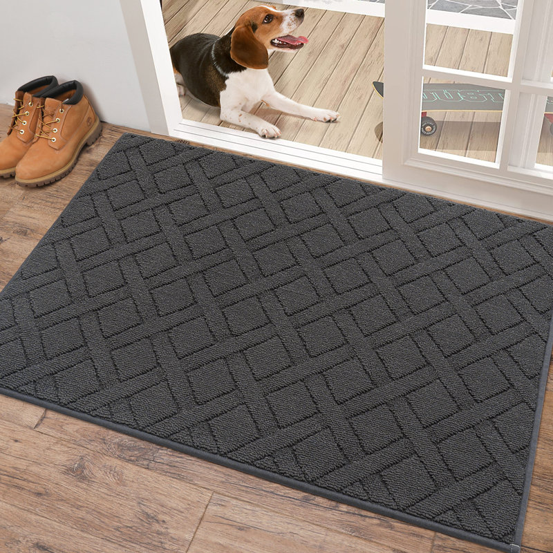 Paillasson Dioselina, Gris anthracite, L 32 po x L 48 po