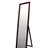 55" Tall Standing Floor Mirror, Walnut Finish, Rectangular Finish