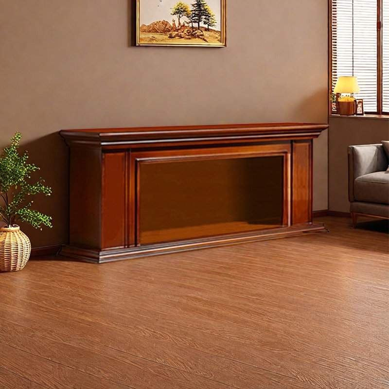 Meuble télé American Fireplace, L 59,06 po, Brun