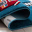 Tapis turquoise / ivoire pour enfants Hildreth-42065429