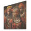 «African Samburi Vibrance IV» - Balenciaga sur bois-1436561833