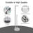 Free Standing Toilet Paper Holder