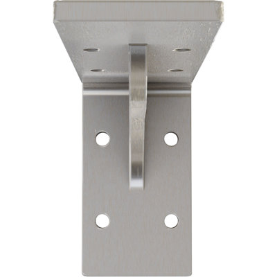 2"W x 6"D x 3 3/4"H Embrey Steel Bracket, Stainless Steel
