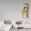 Art mural sur toile tendue - Annelein Beukenkamp «Rays Of Sun» pour décoration de salon, de chambre à coucher ou de bureau - 14 x 32-30399178