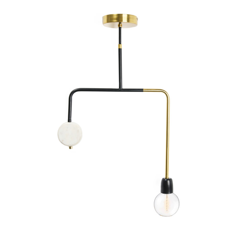 Luminaire suspendu moderne en marbre
