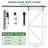 Win Stellar 84 in. H Barn Door with Barn Door Hardware-71200382