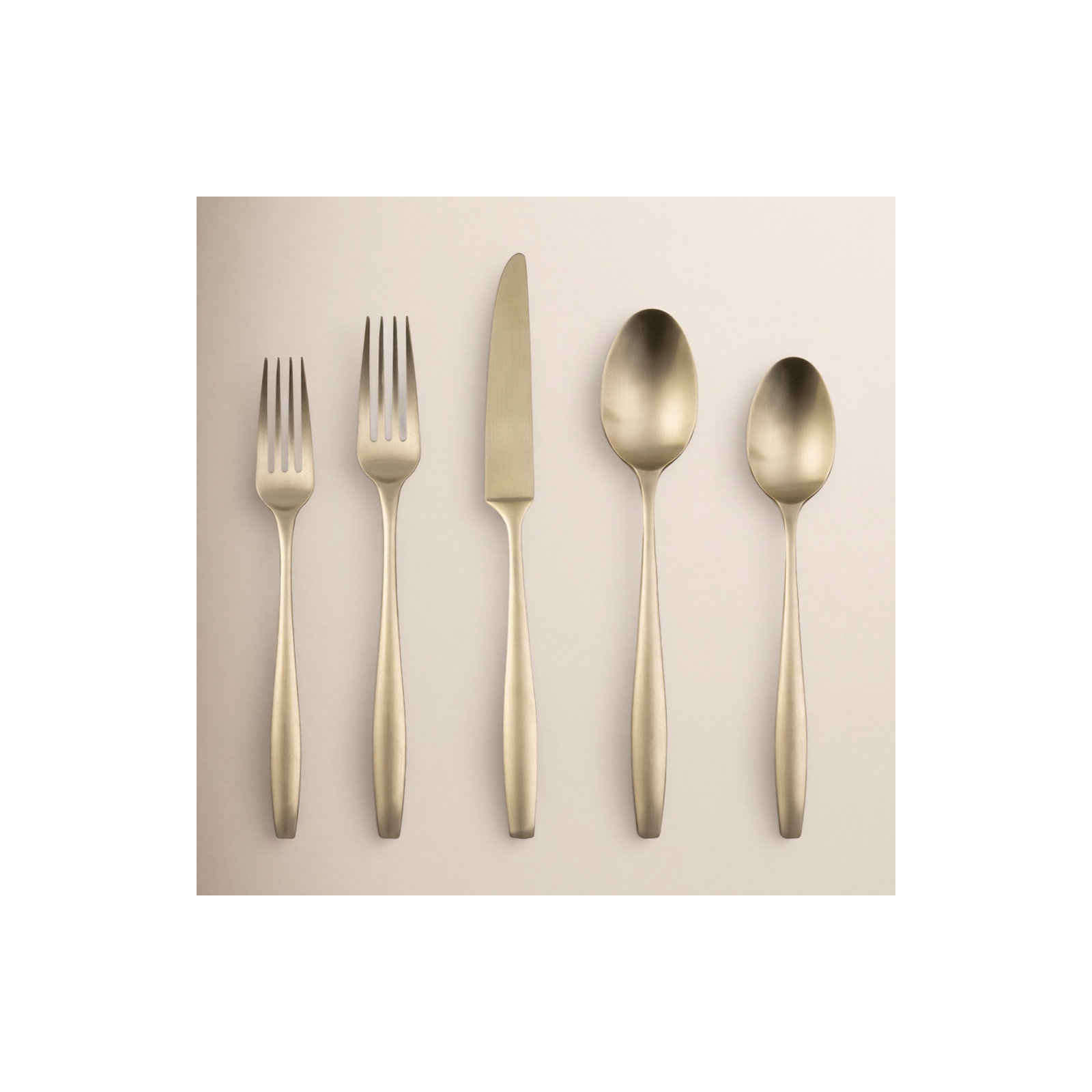 Edianna Flatware - Set of 20, Champagne