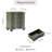 Farmhouse 3 Drawer Nightstand With Curved Front-1049960807