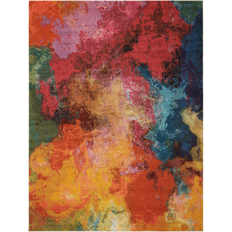 Bourgeois Abstract Area Rug, Rectangle 239cm x 320cm