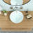 16"X16" Round Ceramic Bathroom Vessel Sink In White. Contemporary . Superior Quality, Low Water Absorption. Smooth Surface, Stain Resistance. Above Counter Installation. 1 3/4" Center Drain Hole
