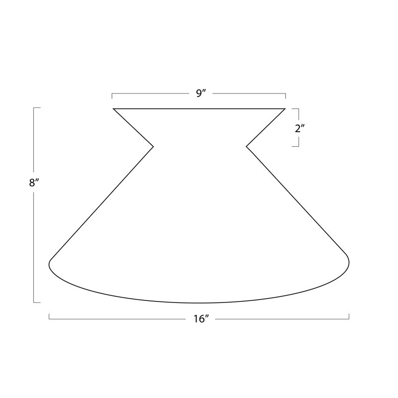 Modern Black and Gold Aluminum Flush Mount Light