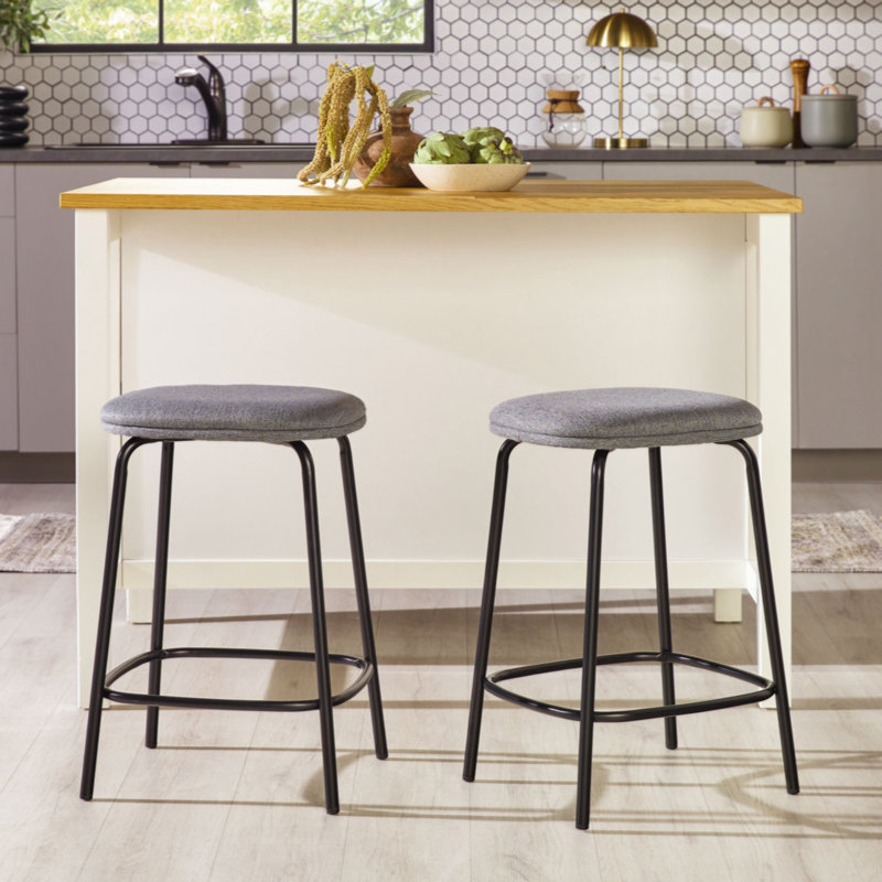 Chaise d'appoint en acier, Gris anthracite