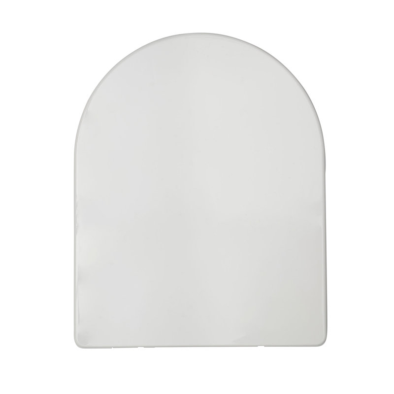 D-Shape Hard Toilet Seat, White