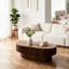 Table basse ovale