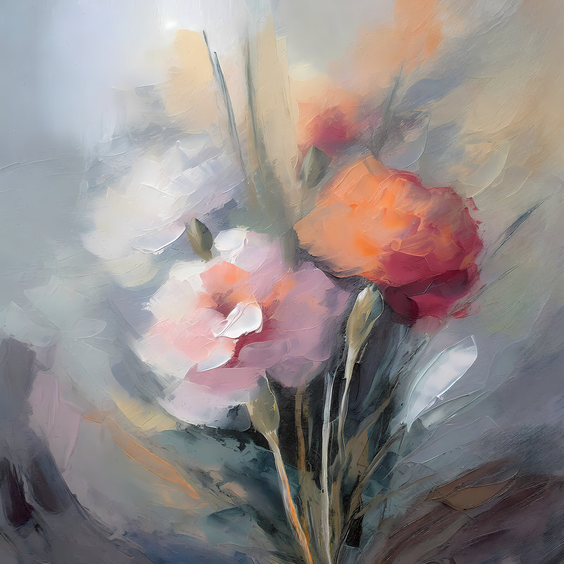 Subtle Elegance, 48" H x 48" W