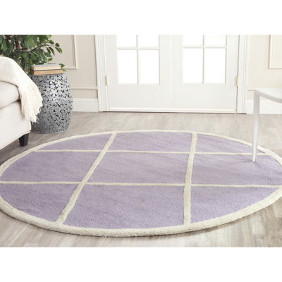 Sanyla Hand Tufted Wool Geometric Rug