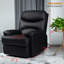 Fauteuil de massage en faux cuir